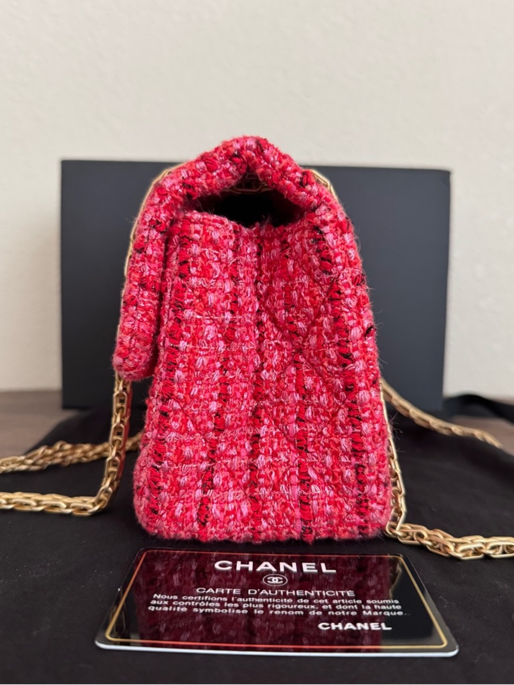 CHANEL  2.55 Reissue Multicolor Tweed Mini Chain Bag - Picture 7 of 10